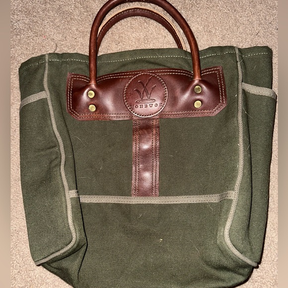 Duluth Trading • Leather Canvas bag XL - Picture 4 of 4